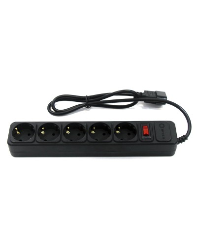 SP5B-110U. Сетевой фильтр 5 розеток, 1м, черный. 5bites в Пушкино