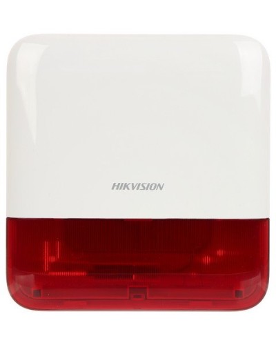 DS-PS1-E-WE Red Indicator. Оповещатель свето-звуковой радиоканальный уличный. AX PRO Hikvision в Пушкино
