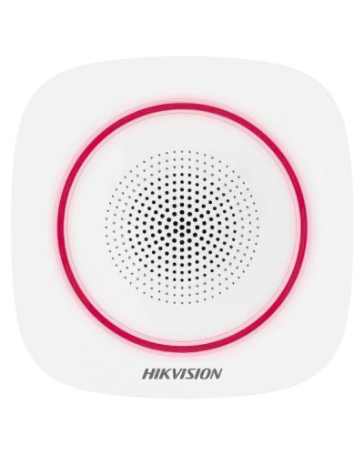 DS-PS1-II-WE(RU) Red Indicator. Оповещатель свето-звуковой радиоканальный. AX PRO Hikvision в Пушкино