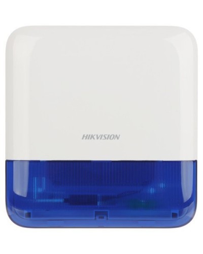 DS-PS1-E-WE Blue Indicator. Оповещатель свето-звуковой радиоканальный уличный. AX PRO Hikvision в Пушкино