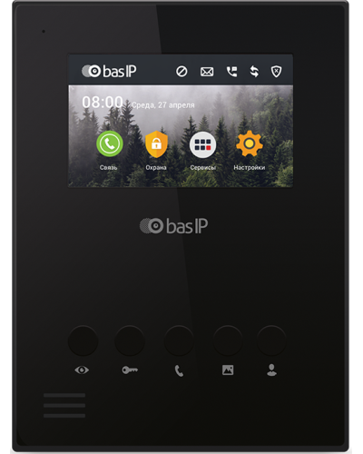 AU-04LA (AU-04L) BLACK. Монитор IP-домофона. BAS-IP в Пушкино