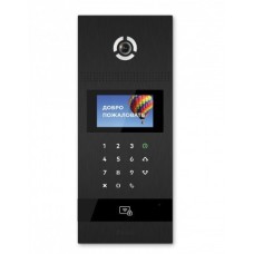 AA-12FB BLACK. Вызывная панель подъездного IP-домофона. BAS-IP