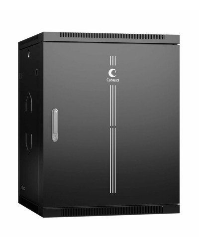 SH-05F-15U60/60m-R-BK (10746c). Шкаф телекоммуникационный 19 настенный 15U. CABEUS в Пушкино