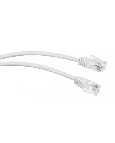 PC-TEL-RJ12-2m (7889c), белый. Патч-корд медный. CABEUS в Пушкино