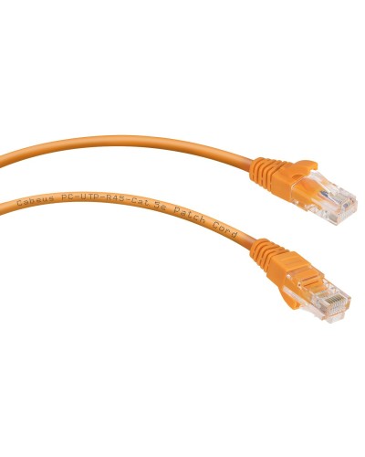 PC-UTP-RJ45-Cat.5e-1m-OR-LSZH (9521c), оранжевый. Патч-корд медный. CABEUS в Пушкино