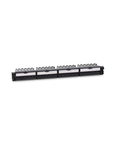 PL-24-KJ-RJ45-Cat.6-180T (11831c): Патч-панель 19" (1U), 24 порта RJ-45, категория 6, с задним кабельным организатором в Пушкино