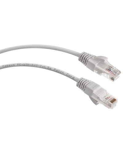 PC-UTP-RJ45-Cat.5e-1.5m-LSZH (8864c), серый. Патч-корд медный. CABEUS в Пушкино