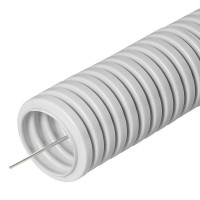 FCPL-32-PVC-025-1-GY (11230c): Труба гофрированная гибкая, лёгкая с протяжкой