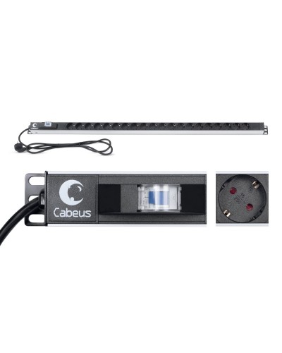 PDU-16-20S-B (9551c). Блок розеток. CABEUS в Пушкино
