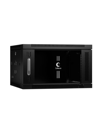 SH-05F-6U60/45-BK (8598c). Шкаф телекоммуникационный 19 настенный 6U. CABEUS в Пушкино