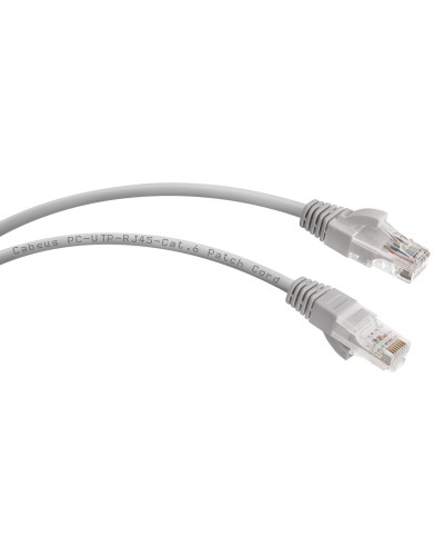 PC-UTP-RJ45-Cat.6-0.3m (7272c), серый. Патч-корд медный. CABEUS в Пушкино