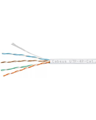 UTP-4P-Cat.5e-SOLID-LSZH-GY (9776c). Кабель «витая пара» (LAN) для структурированных систем связи. CABEUS в Пушкино
