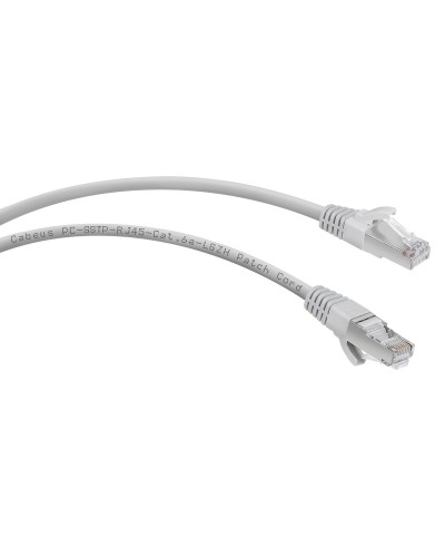 PC-SSTP-RJ45-Cat.6a-0.5m-LSZH (7900c), серый. Патч-корд медный. CABEUS в Пушкино