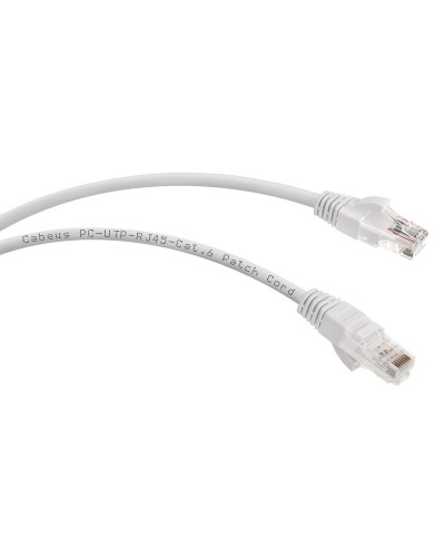 PC-UTP-RJ45-Cat.6-3m (7269c), серый. Патч-корд медный. CABEUS в Пушкино