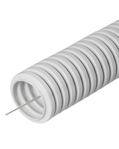 FCPL-40-PVC-020-1-GY (11231c): Труба гофрированная гибкая, лёгкая с протяжкой в Пушкино