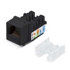 KJ-RJ45-Cat.5e-90-SW-BK (10101c): Вставка Keystone Jack RJ-47