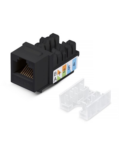 KJ-RJ45-Cat.5e-90-SW-BK (10101c): Вставка Keystone Jack RJ-47 в Пушкино