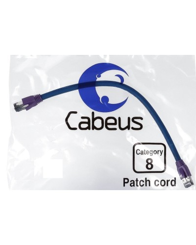 PC-SSTP-RJ45-Cat.8-3m-LSZH (9704c), серый. Патч-корд медный. CABEUS в Пушкино