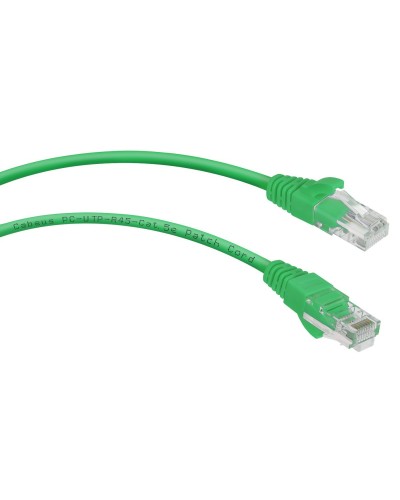 PC-UTP-RJ45-Cat.5e-0.3m-GN (7659c), зелёный. Патч-корд медный. CABEUS в Пушкино