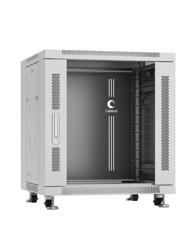 SH-05C-12U60/80 (7646c). Шкаф телекоммуникационный 19 напольный 12U. CABEUS в Пушкино