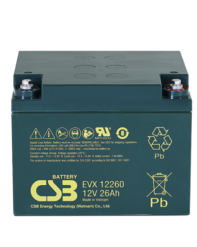 CSB EVX 12260. Аккумулятор герметичный свинцово-кислотный. CSB в Пушкино