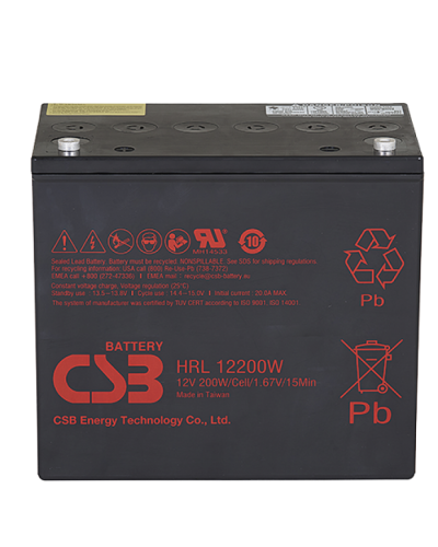 CSB HRL 12200W FR. Аккумулятор герметичный свинцово-кислотный. CSB в Пушкино
