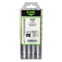 Набор буров SDS-plus V PLUS 5шт, 2-cutting (242030): Набор буров SDS-plus (6х110 мм; 6,8,10,12х160 мм)