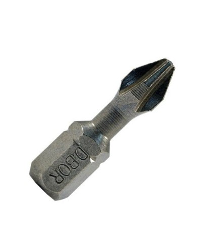 Биты Ph1x25 мм, Torsion, C 6,3 (10шт) (D-T-PH01-025-010). Биты фрезерованные. D.BOR в Пушкино