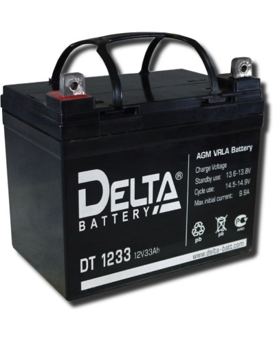 Delta DT 1233. Аккумулятор герметичный свинцово-кислотный. Delta в Пушкино
