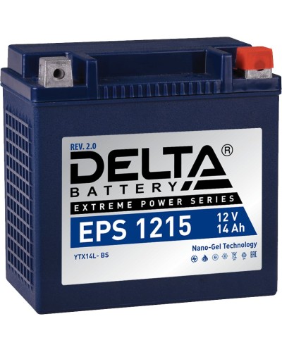 Delta EPS 1215. Аккумулятор герметичный свинцово-кислотный стартерный. Delta в Пушкино