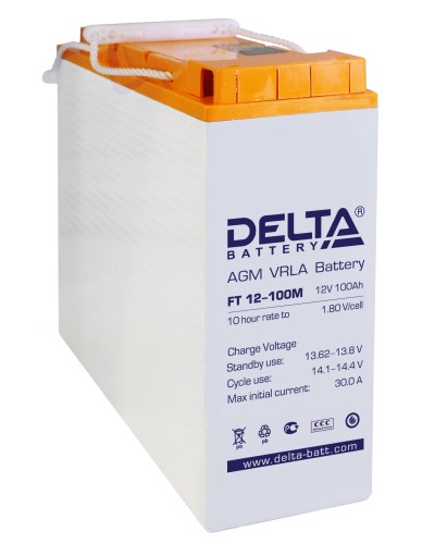 Delta FT 12-100 M. Аккумулятор герметичный свинцово-кислотный. Delta в Пушкино