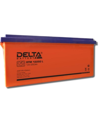 Delta DTM 12250 L. Аккумулятор герметичный свинцово-кислотный. Delta в Пушкино
