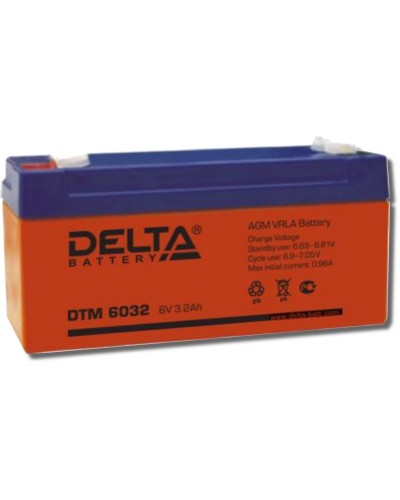 Delta DTM 6032. Аккумулятор герметичный свинцово-кислотный. Delta в Пушкино