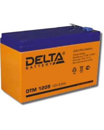 Delta DTM 1209. Аккумулятор герметичный свинцово-кислотный. Delta в Пушкино