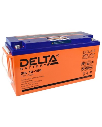 Delta GEL 12-150. Аккумулятор герметичный свинцово-кислотный. Delta в Пушкино