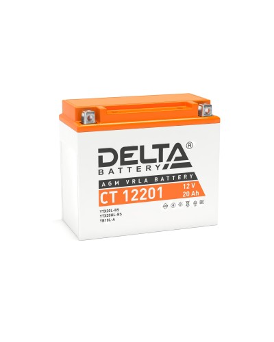 Delta CT 12201. Аккумулятор герметичный свинцово-кислотный стартерный. Delta в Пушкино