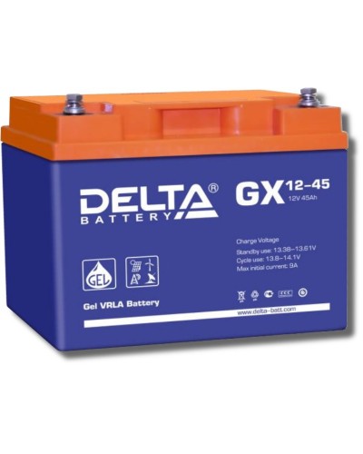 Delta GX 12-45. Аккумулятор герметичный свинцово-кислотный. Delta в Пушкино