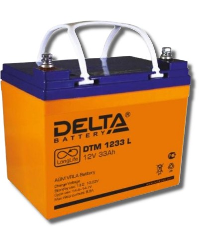 Delta DTM 1233 L. Аккумулятор герметичный свинцово-кислотный. Delta в Пушкино