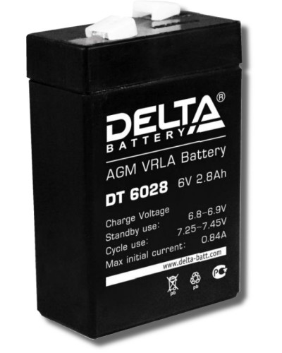 Delta DT 6028. Аккумулятор герметичный свинцово-кислотный. Delta в Пушкино