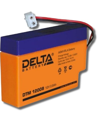 Delta DTM 12008. Аккумулятор герметичный свинцово-кислотный. Delta в Пушкино