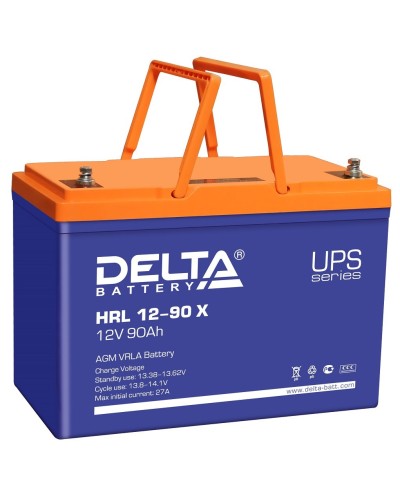 Delta HRL 12-90 X. Аккумулятор герметичный свинцово-кислотный. Delta в Пушкино