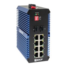 TSX-U-2GX/SFP-8GTP. Промышленный неуправляемый коммутатор. EKF