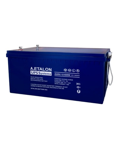 A.ETALON AHRX 12-820W (120). Аккумулятор герметичный свинцово-кислотный. ETALON в Пушкино