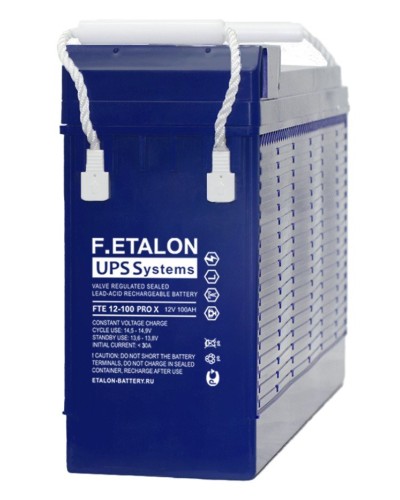 F.ETALON FTE 12-100 PRO X. Аккумулятор герметичный свинцово-кислотный. ETALON в Пушкино