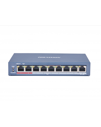 DS-3E0109P-E(C). Коммутатор с питанием POE. Hikvision в Пушкино