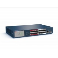 DS-3E0318P-E/M(B). Коммутатор с питанием POE. Hikvision