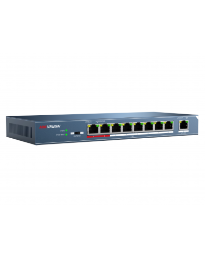 DS-3E0109P-E/M(B). Коммутатор с питанием POE. Hikvision в Пушкино