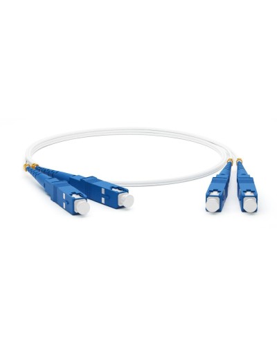 FC-D2-9A1-SC/UR-SC/UR-H-1M-LSZH-WH. Патч-корд волоконно-оптический SC-SC. Hyperline в Пушкино