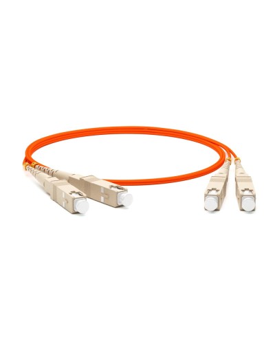 FC-D2-50-SC/PR-SC/PR-H-1M-LSZH-OR. Патч-корд волоконно-оптический SC-SC. Hyperline в Пушкино