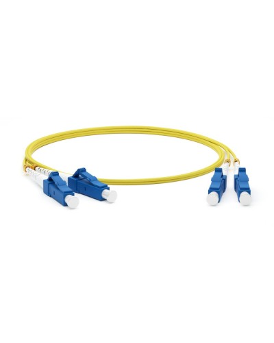 FC-D2-9-LC/UR-LC/UR-H-10M-LSZH-YL. Патч-корд волоконно-оптический одномодовый. Hyperline в Пушкино